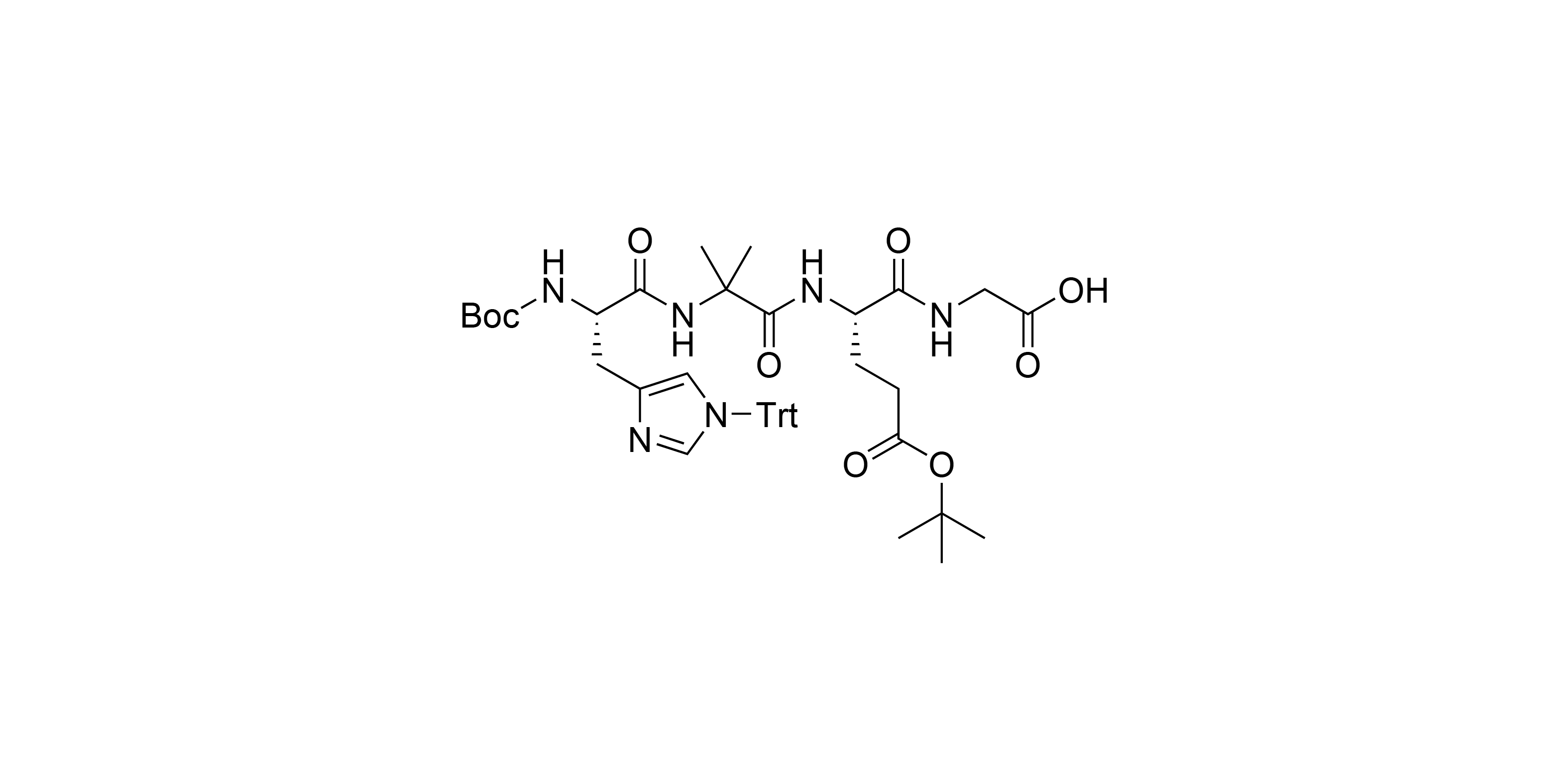 Boc-His(Trt)-Aib-Glu(OtBu)-Gly-OH